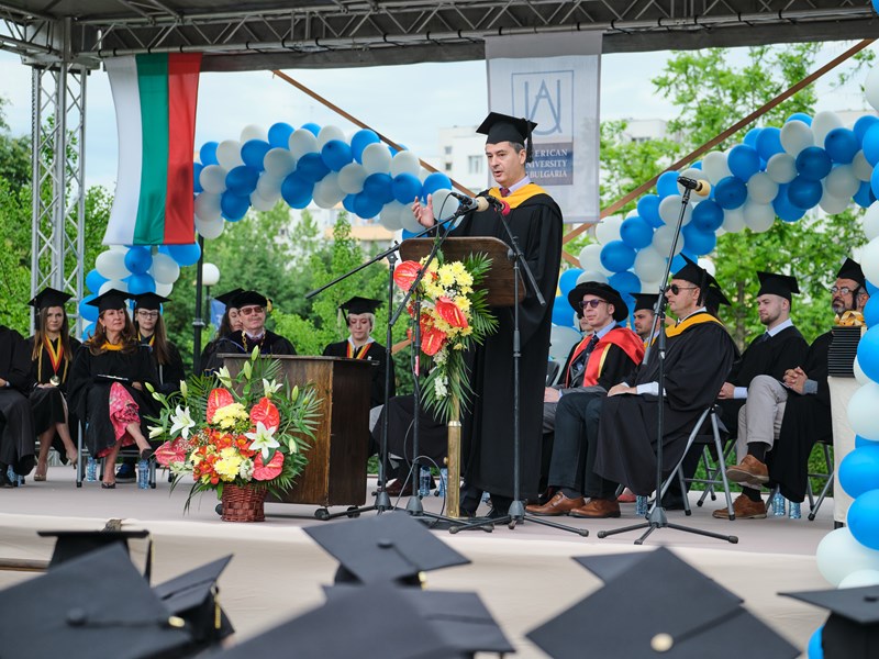 Christo Grozev ('95) at Commencement 2022: 'Honor the truth and follow your dreams with dignity and passion''
