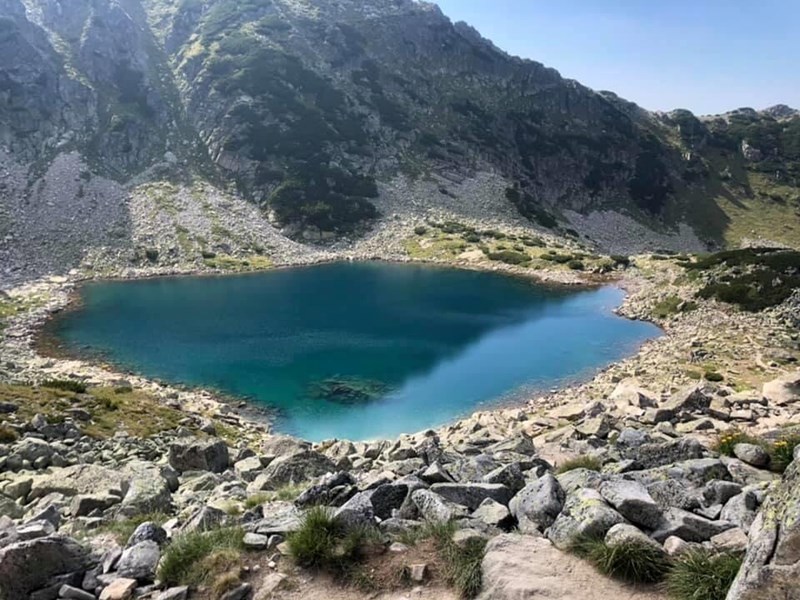 One of the Seven Rila Lakes <br/> 