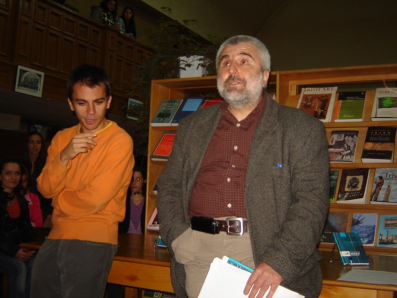 Prof. Terziev and his first collection of poetry <br/> 